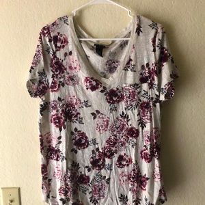 COPY - Torrid floral Tshirt